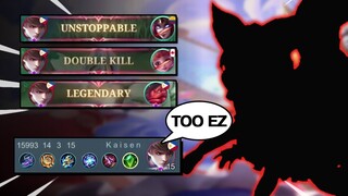 Godly Gusion thought this was gonna be an ez game cuz I picked this mage | Mobile Legends