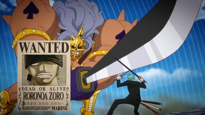 berapakah bounty Zoro setelah Wano 🤔 #wano #zoro #onepiece #bounty