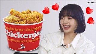 Blackpink LISA loves CHICKENJOY of Jollibee !