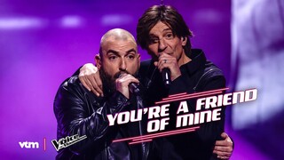 Johan & Koen - 'You're A Friend Of Mine' | Liveshow 3| The Voice van Vlaanderen | VTM