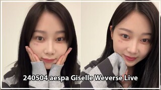 (Eng Sub) 240504 aespa Giselle Weverse Live