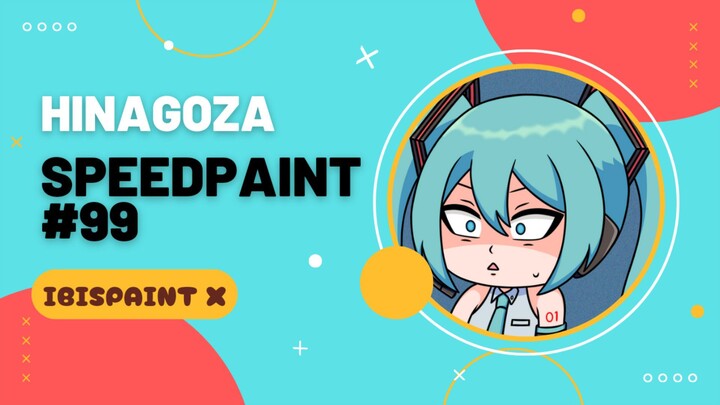 Hatsune Miku in chibi version [HinaGoza Speedpaint #99]