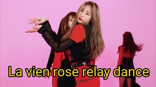 la vien rose relay dance - izone