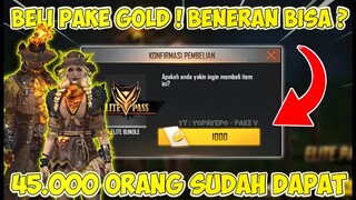 CARA BELI ELITE PASS S39 CUMA PAKE GOLD TAMPA DM ? - FREE FIRE BATTLEGROUND