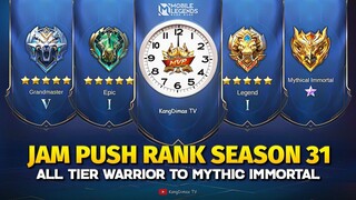 JAM PUSH RANK SEASON 31 MOBILE LEGENDS