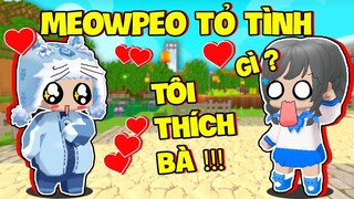 MẶP DORAM NGẠI ĐỎ MẶT VÌ MEOWPEO TỎ TÌNH '' TÔI THÍCH CẬU '' KHI ĐI CHƠI TRONG MINI WORLD