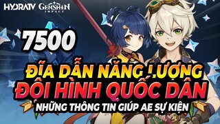 Đĩa Dẫn Nặng Lượng: Đội Hình Quốc Dân Vẫn Bá Đạo!  Chú Ý Quan Trọng Trong Sự kiện Genshin Impact