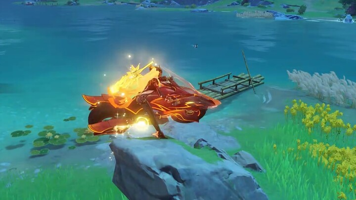 It turns out that Vulcan's ultimate move really allows him to fly into the sky? !