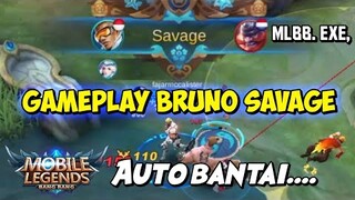 Gameplay Bruno "Savage"||Mobile Legends