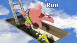 Spongebob & Patrick terjebak dalam ruang terbatas