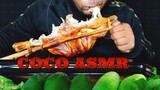 ASMR:ไก่ย่างเขาสวนกวาง(EATING SOUNDS)|COCO SAMUI ASMR #กินโชว์ไก่ย่างเขาสวนกวาง