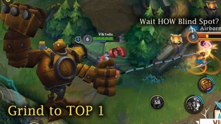 Wild Rift: Grind to Top 1 Blitzcrank Gameplay - LoL Mobile Vikings