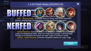 PATCH NOTES SUMMARY - ORIGINAL SERVER UPDATE MOBILE LEGENDS