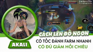 Akali combo mạnh và farm rất nhanh với cách lên đồ khá ngon | Liên Minh Tốc Chiến - Wild Rift