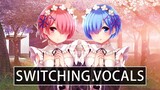 Nightcore - Let Me Love You ✗ Faded (Switching Vocals)