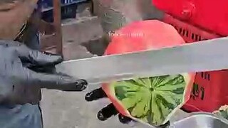 Amazing! Gangster Fruit Cutting Skills