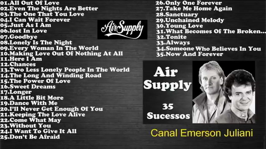 Every Woman in the World Song, Air Supply, Greatest Hits