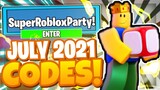 *JULY 2021* ALL NEW SECRET OP CODES! Roblox Super Roblox Party!