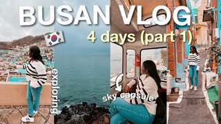 SOUTH KOREA TRAVEL VLOG (seoul to busan)  pt 1 | haeundae, gamcheon culture village & more