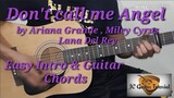 Don't Call Me Angel - Ariana Grande, Miley Cyrus, Lana Del Rey (Charlie's Angel) Easy Guitar Chords