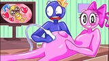 Rainbow Friends The Girl got Pregnant| Roblox animation - Love Story | Meme Animation | LoriToons