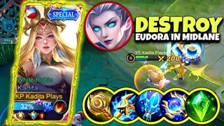 THIS EUDORA TRYING TO BULLY MY KADITA?!! 🤔 | KADITA BEST BUILD 2022 | TOP GLOBAL KADITA GAMEPLAY