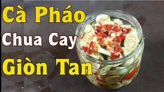 Cách muối cà pháo chua cay giòn tan, không bị váng [Ăn Gì Hôm Nay HTV7]