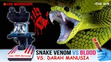 BISA ULAR vs DARAH | Human Blood vs Snake Venom in Microscope Zoom 1000X (Cobra & Viper)