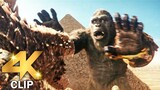 Godzilla Vs Kong | GODZILLA X KONG THE NEW EMPIRE (2024) Movie CLIP 4K