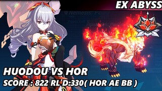 [EX ABYSS] Houdou VS HoR AE BB 826 (RL D: 330) No Selune & AE gear | Honkai Impact 3