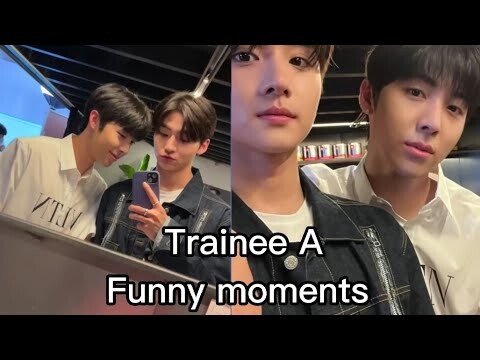 Trainee A - Sangwon vs Woochan [Krump battle] Funny moments