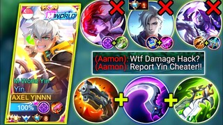 YIN VS TOP GLOBAL AAMON & CHOU | YIN BEST BUILD AND EMBLEM 2022 | MOBILE LEGENDS