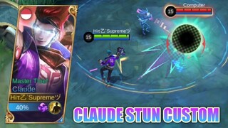 SCRIPT SKIN CLAUDE STUN CUSTOMIZE FULL EFFECTS NO PASSWORD - MOBILE LEGENDS