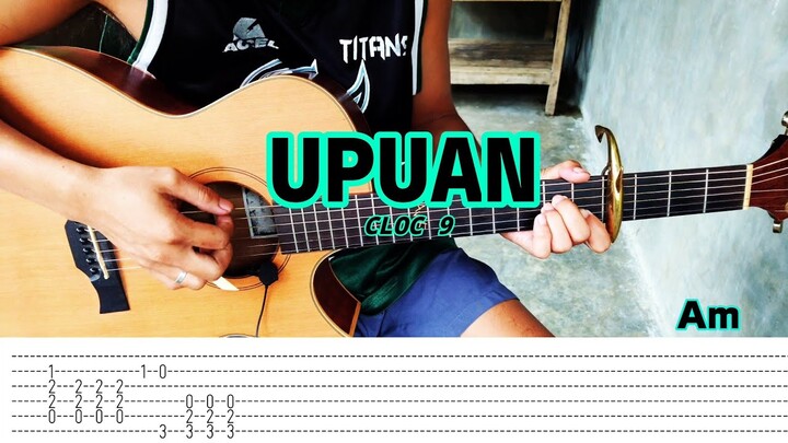 UPUAN - CLOC 9 - Fingerstyle Guitar (Tabs) Chords + Lyrics