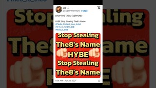 Hybe is being accused of stealing The8's name #seventeen #kpop #svt #shorts #shortsfeed #shortsviral