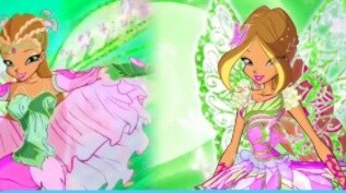 Koleksi transformasi Winx Club Flora, peri alam yang cantik dan lembut