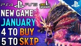 4 NEW PS4/PS5 Games to BUY and 5 to SKIP in January 2023 - Free PS5 Upgrade + More Upcoming Games!