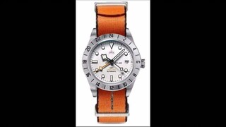 Bryant To Reviews - omega nato strap polyamide orange strap with black borders 0