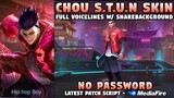 Chou S.T.U.N. Skin Script No Password | Chou Rap S.T.U.N. Skin Script | Mobile Legends