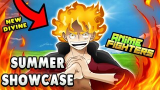 I HATCHED A SHINY DIVINE IN THE NEW SUMMER UPDATE*  Anime Fighters Simulator (New Codes)