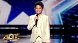 Filipino Kid Singer Peter Rosalita Gets a Standing Ovation on AGT All-Stars 2023!