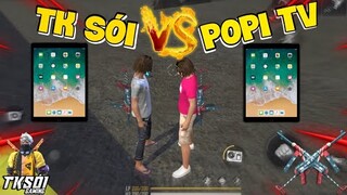 Free Fire | Sự Đẳng Cấp Của 2 Huyền Thoại iPad TK Sói Vs POPI TV Khi Solo MP40