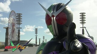 "Kamen Rider W/Battle Song" "Hai thám tử "Hiệu ứng lốc xoáy" không ngừng nghỉ sẽ đếm tội của bạn"