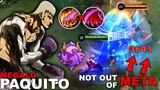 PAQUITO IS NOT OUT OF THE GAME YET | PAQUITO BEST BUILD 2023 | MLBB