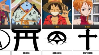 Religions of One Piece Characters