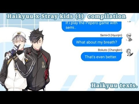 Haikyuu x Stray kids {1} funny moments / Haikyuu text skit