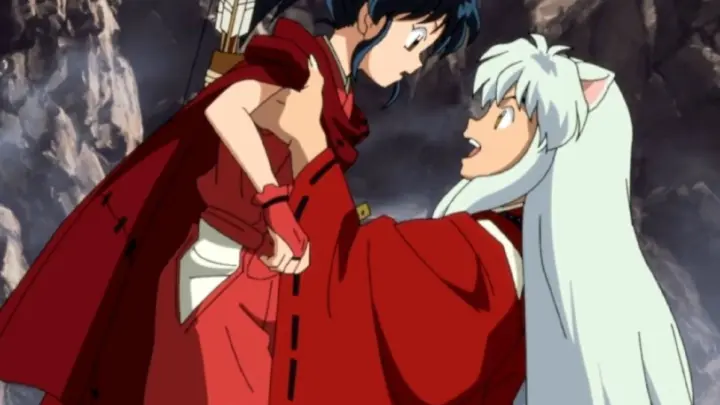 Inuyasha was overwhelmed when she saw her daughter's shyness, and Kagome complained that if there is