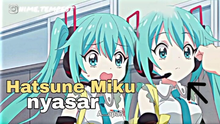 Hatsune Miku nyasar di anime jashinchandropkick