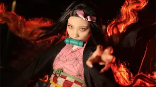 [Demon Slayer cos] Nezuko danced to Tanjiro's song