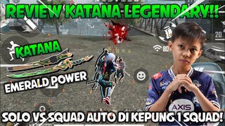 REVIEW KATANA LUCKY ROYALE LEGENDARY! SOLO VS SQUAD AUTO DI BANTAI COY!!! 😲😲😲😲